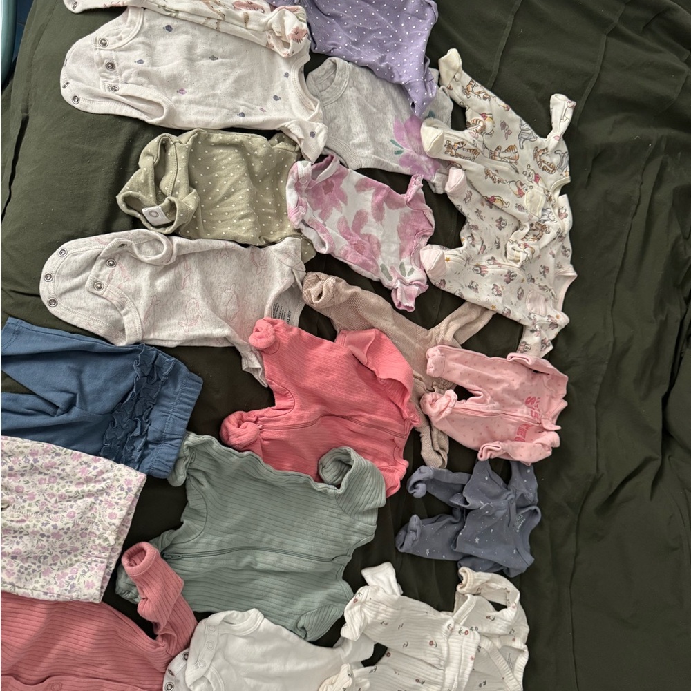 Preemie Girl Clothes Bundle
